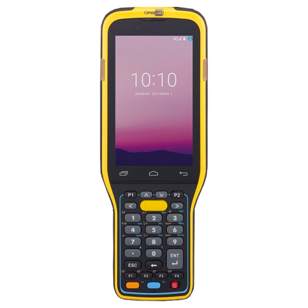 Терминал сбора данных CipherLAB RK95-X8-28K, Android 12 (NFC, Bluetooth, Wi-Fi, двумерный дальнобойный считыватель - Zebra SE4850, GMS, без камеры, в комплекте с кабелем SNAP-ON и БП)