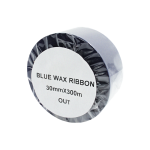 Риббон Wax Blue 30x300, Синий