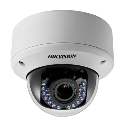 HD-TVI видеокамера Hikvision DS-2CE56D1T-VFIR купольная