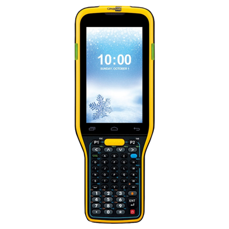 Терминал сбора данных CipherLAB RK95-2M-52K COLD (NFC, Bluetooth, Wi-Fi, двумерный считыватель средней дальности - Zebra SE4750MR,GMS, в комплекте с кабелем SNAP-ON и БП, без камеры)